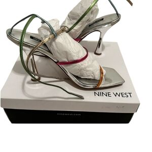 Nine West Multicolor Strappy Heels - Size 11